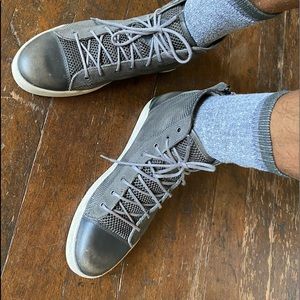 Diesel leather high tops